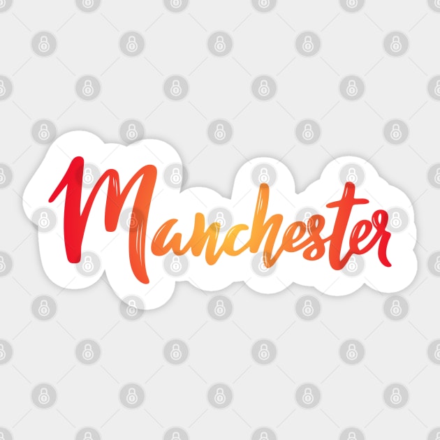 Manchester Sticker by TambuStore